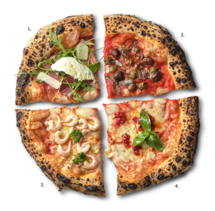 Röd pizza
